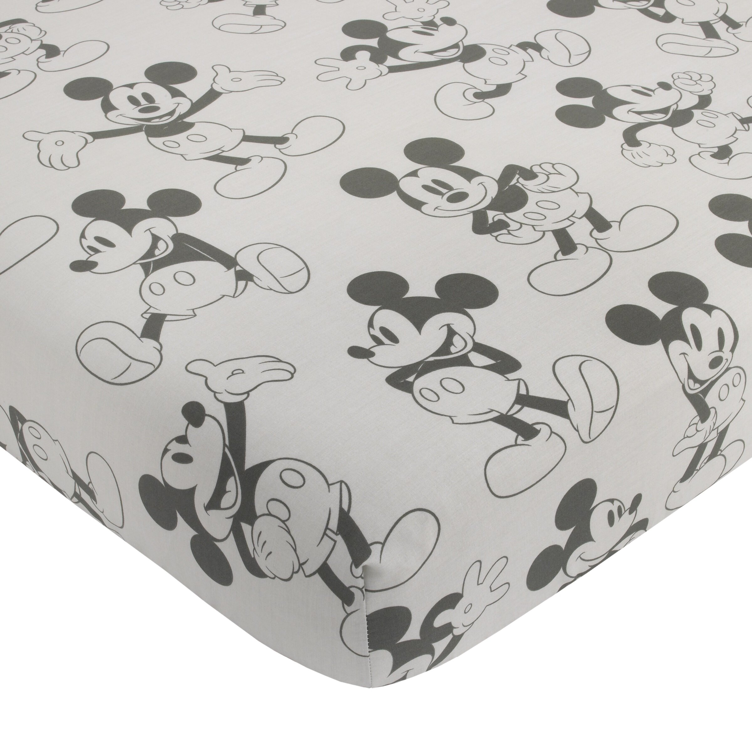 mickey mouse fitted crib sheet