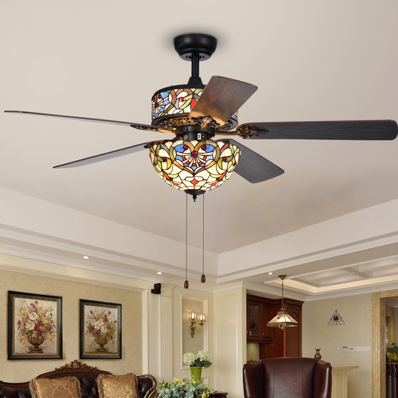 Fleur De Lis Living 52 Cerny Heart 5 Blade Ceiling Fan Reviews
