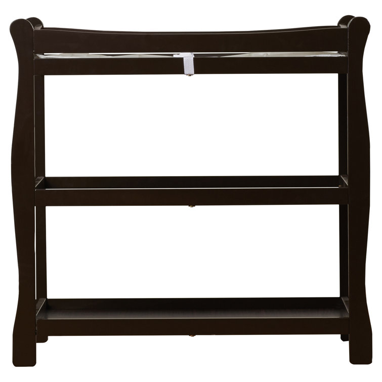 sleigh style changing table