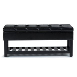 Go to store & view more images Charlton Home Burse Faux Leather Storage Bench