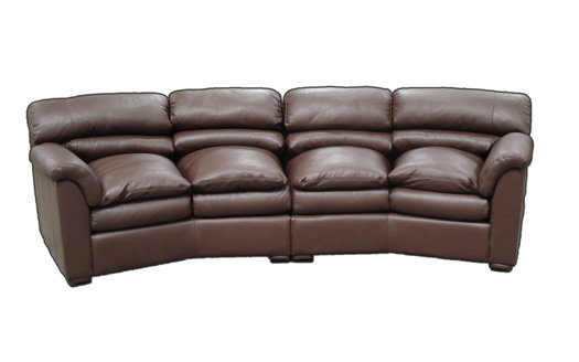 Canyon Leather Conversation Sofa