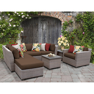 Farmhouse Rustic Sectional Outdoor Sofa Sets Birch Lane Quickview