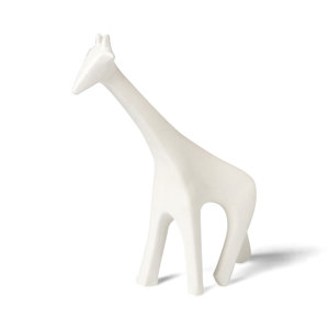Giraffe White Figurine
