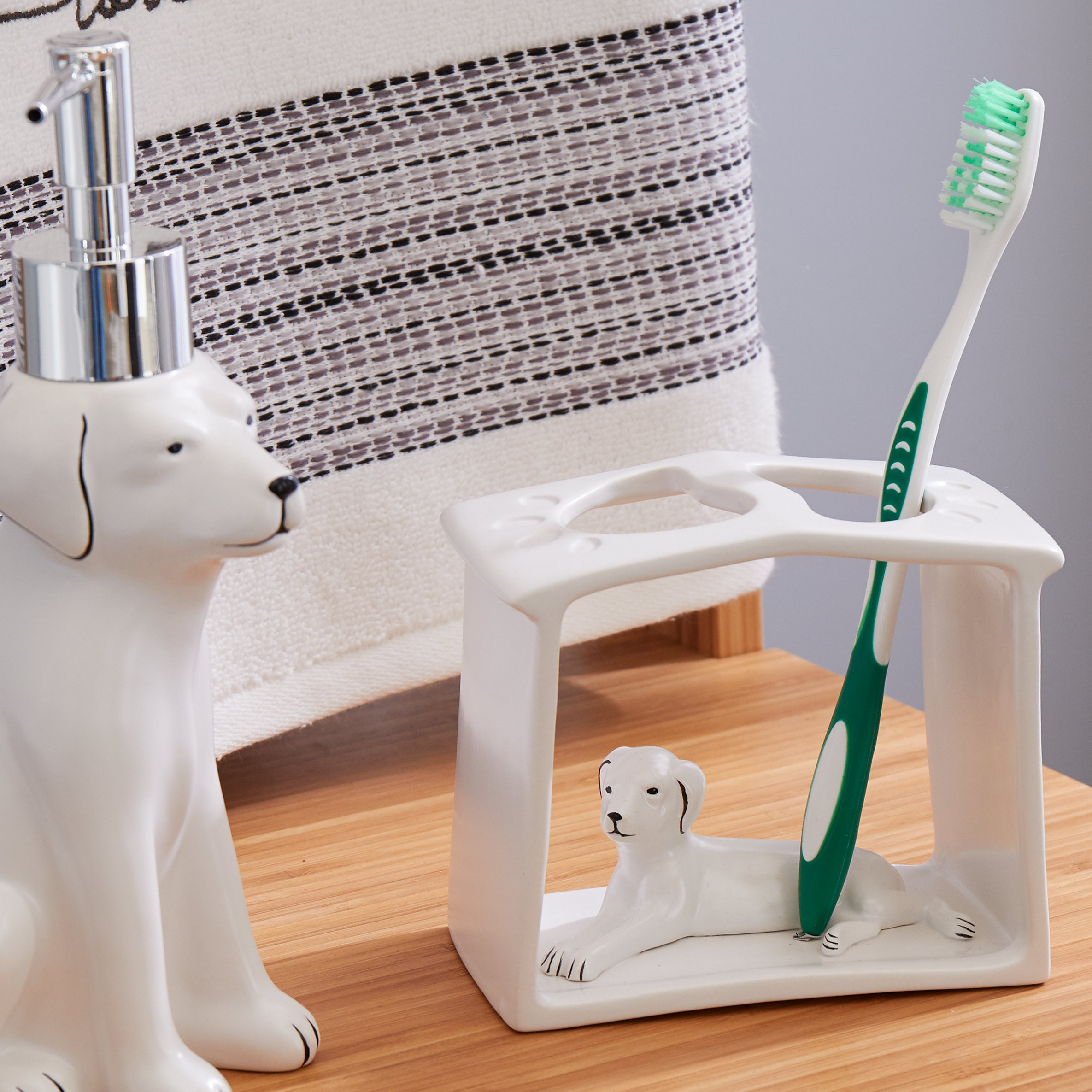 Winston Porter Regnier Fur Ever Friends Toothbrush Holder Reviews Wayfair
