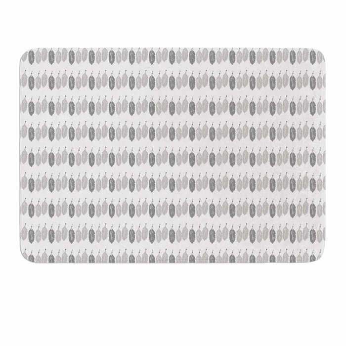 East Urban Home Feathers By Petit Griffin Memory Foam Bath Mat