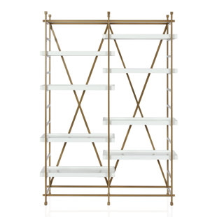 Yves Metal Etagere Bookcase By CosmoLiving By Cosmopolitan