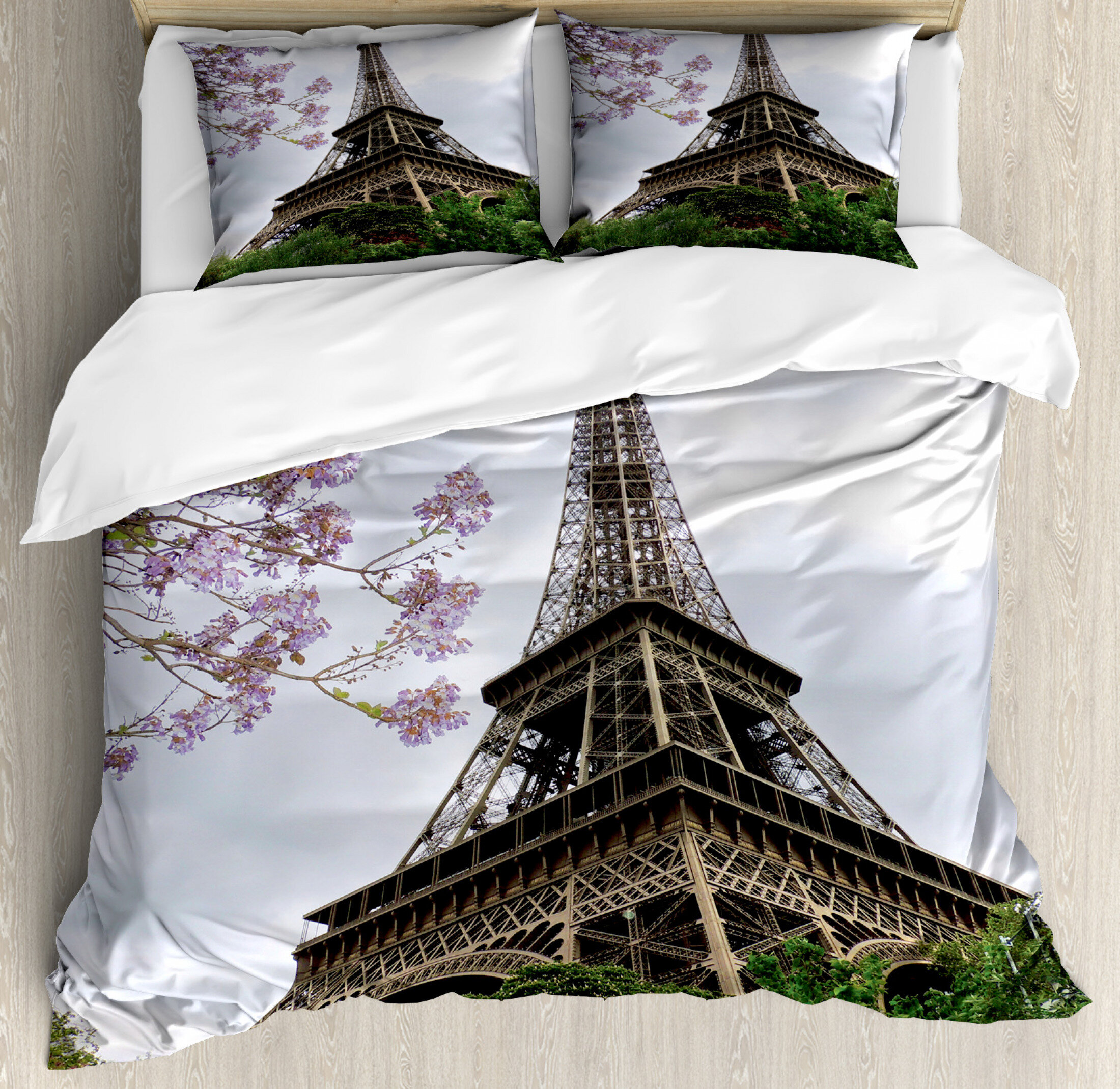 East Urban Home Eiffel Tower Duvet Cover Set Wayfair