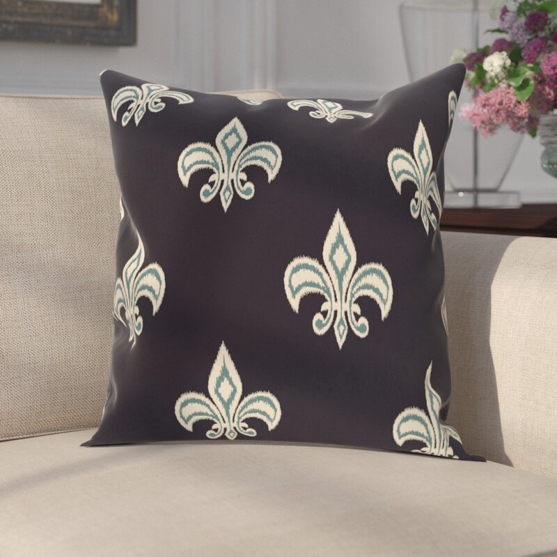 Astoria Grand Hearns Fleur De Lis Throw Pillow Reviews Wayfair