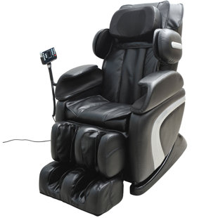 leather massage chair recliner wayfair co uk