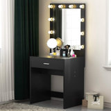 light up mirror desk
