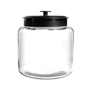 1-16 Multi Listing 2500ml Clear Tall Plastic Storage Jars with Black Caps 