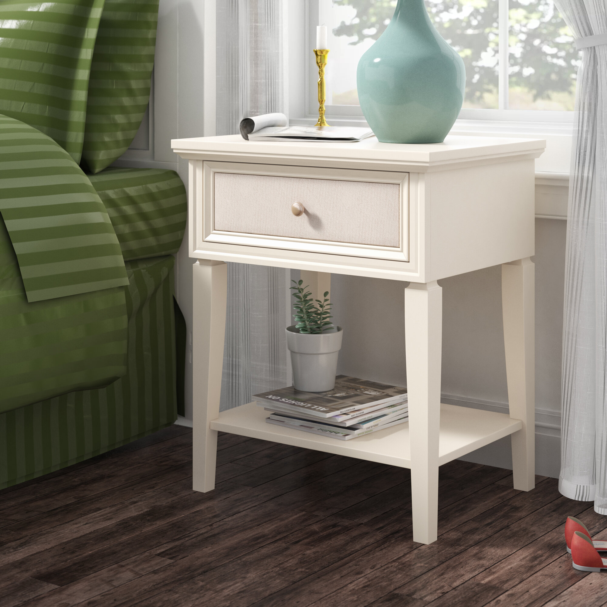 nightstand off white