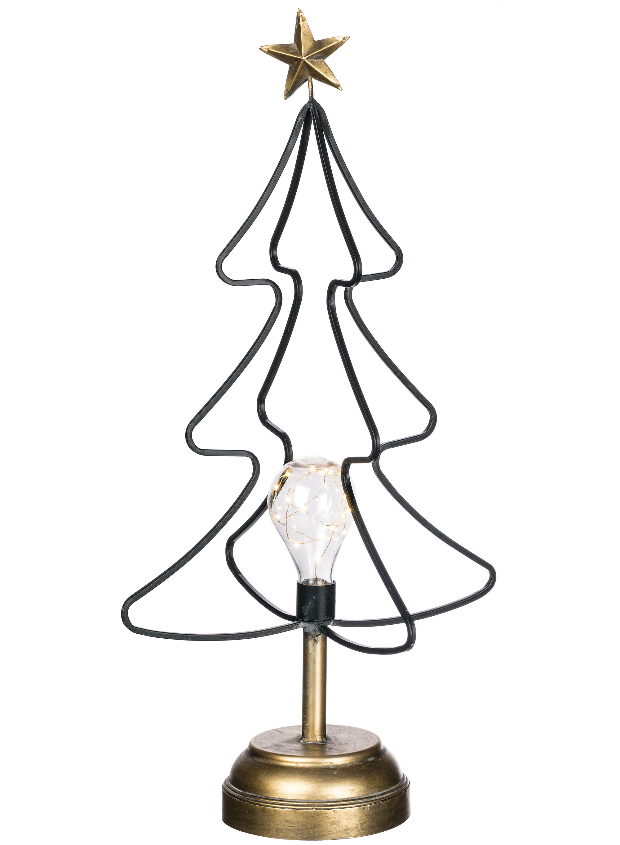 The Holiday Aisle Serena Star Lighted Tree Lantern Tabletop Decor