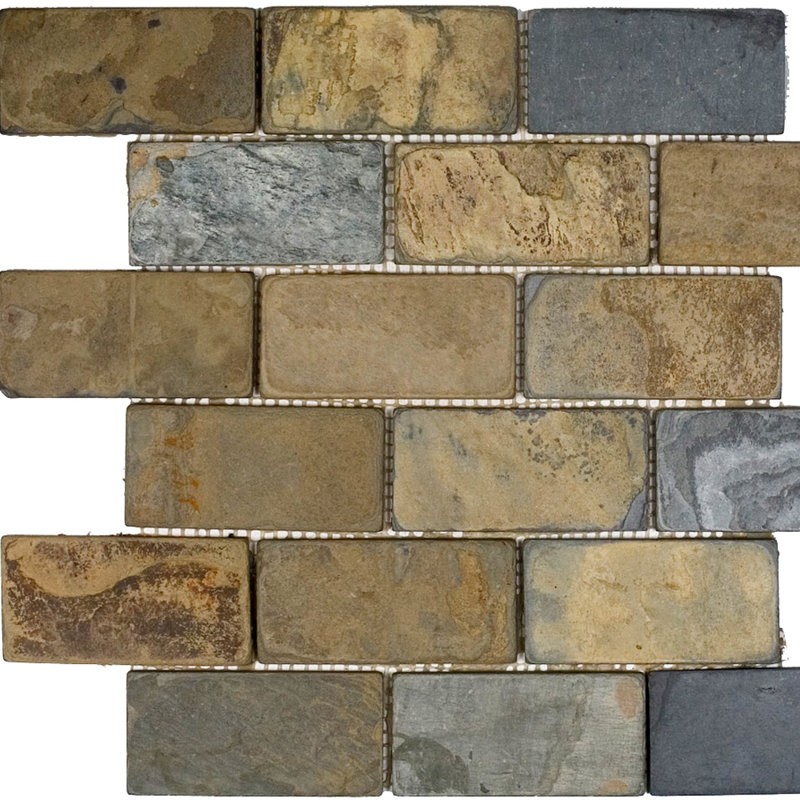 Epoch 2 X 4 Slate Subway Tile In California Rustic Reviews Wayfair 2 X 4 Slate Subway Tile In California Rustic