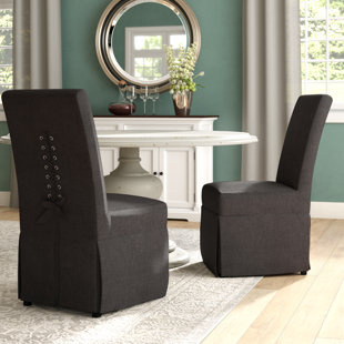 Go to store & view more images Red Barrel Studio Benton Harbor Parsons Upholstered Dining Chair (Set of 2)