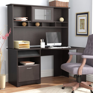 Go to store & view more images Hillsdale Corner Computer Desk with Hutch by Red Barrel Studio