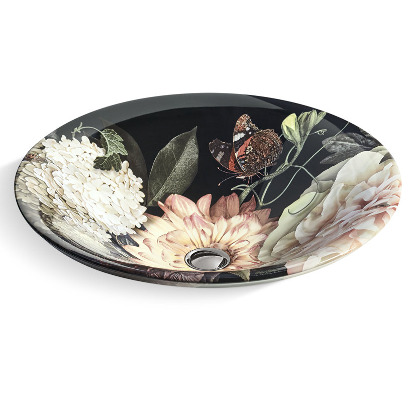 Kohler Dutchmaster Floral On Carillon Wading Pool Vessel Bathroom Sink Reviews Wayfair