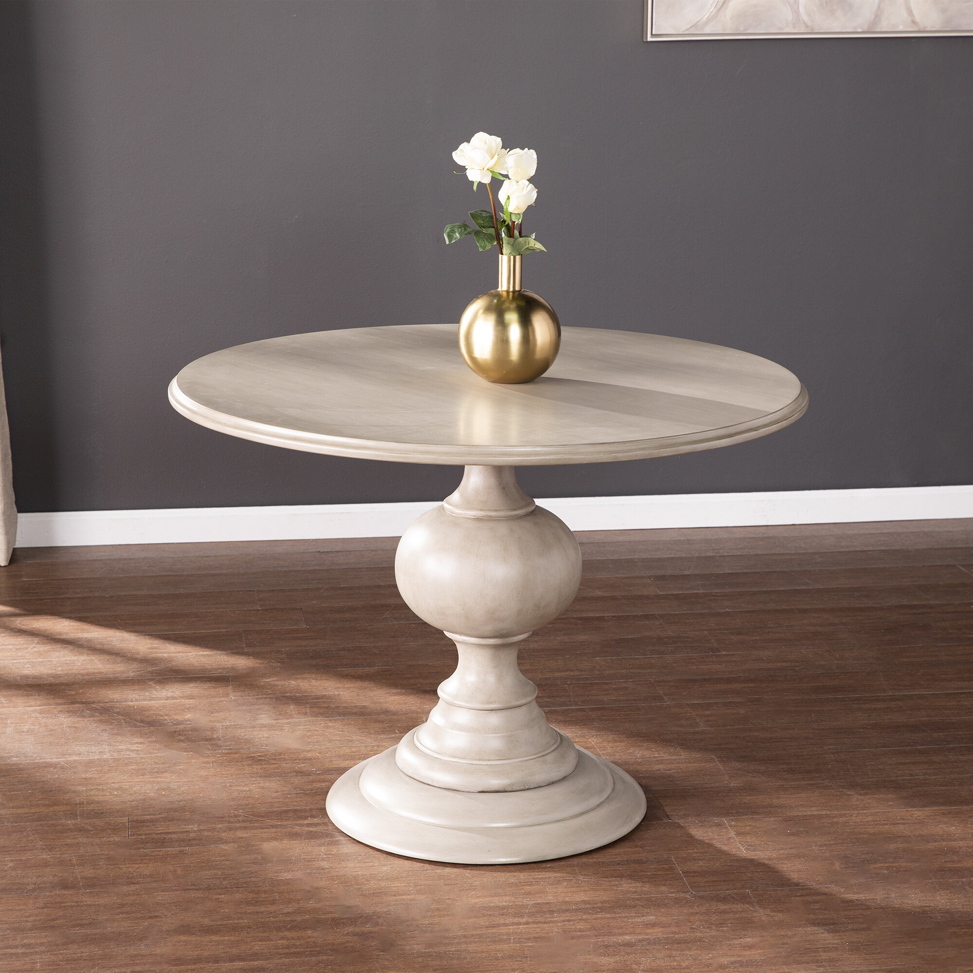Ophelia Co Munsell 42 Pedestal Dining Table Reviews Wayfair