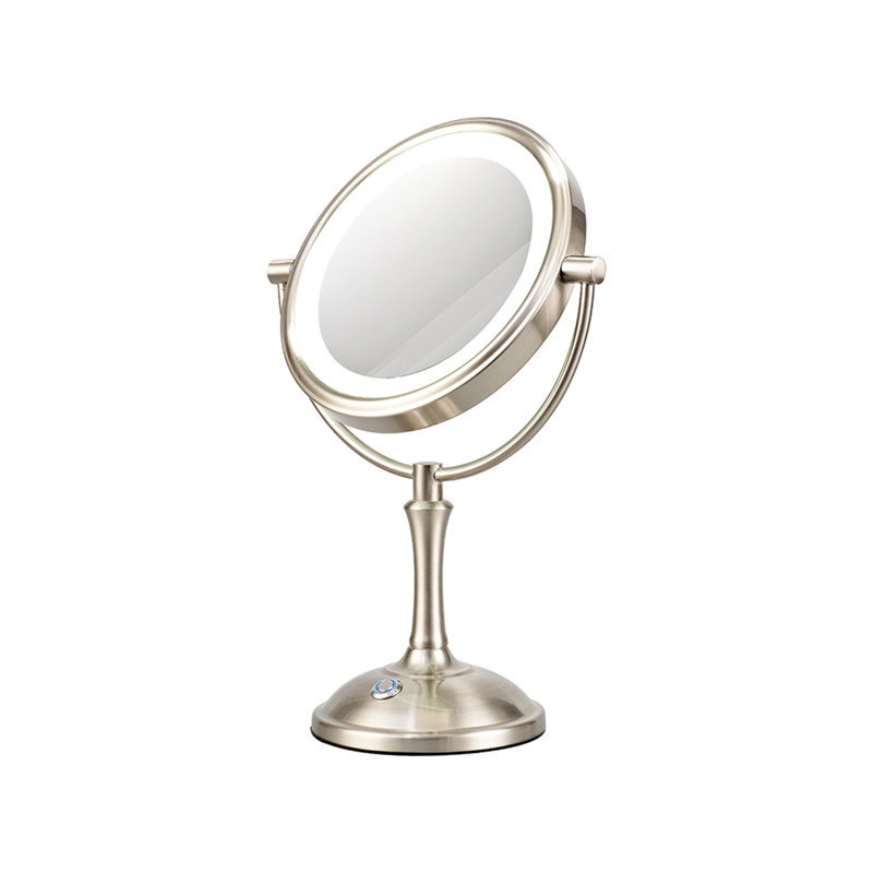 illuminated magnifying makeup mirror