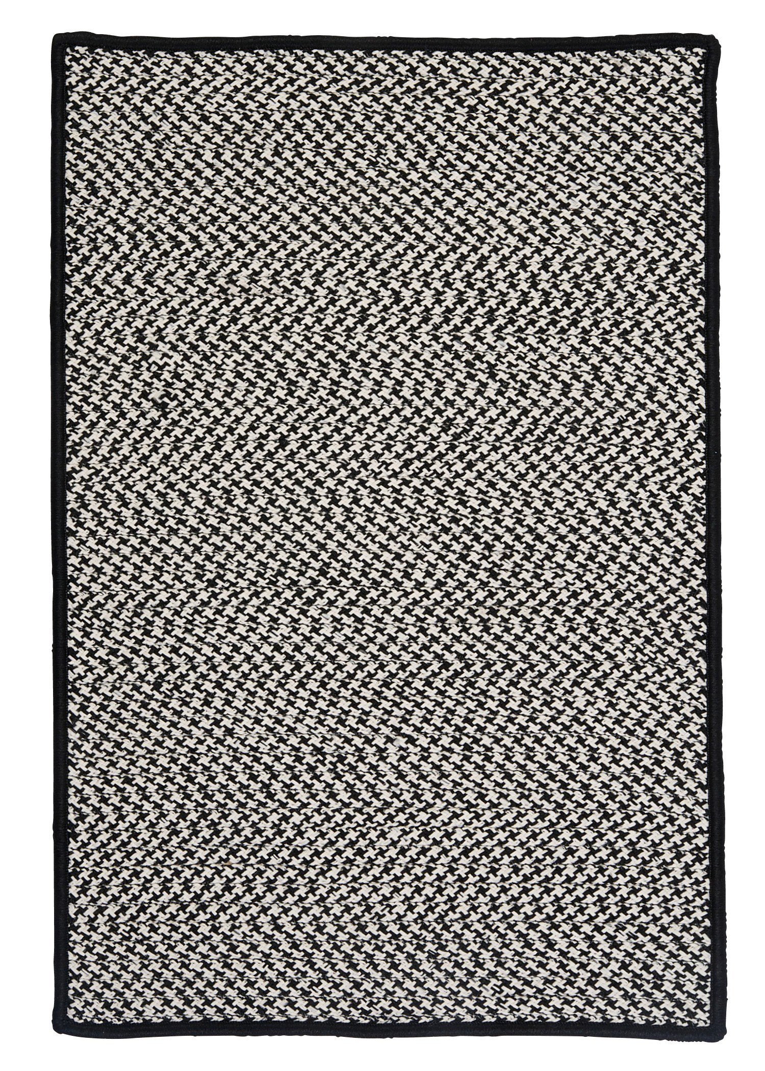 Colonial Mills Outdoor Houndstooth Tweed Black Rug Reviews Wayfair