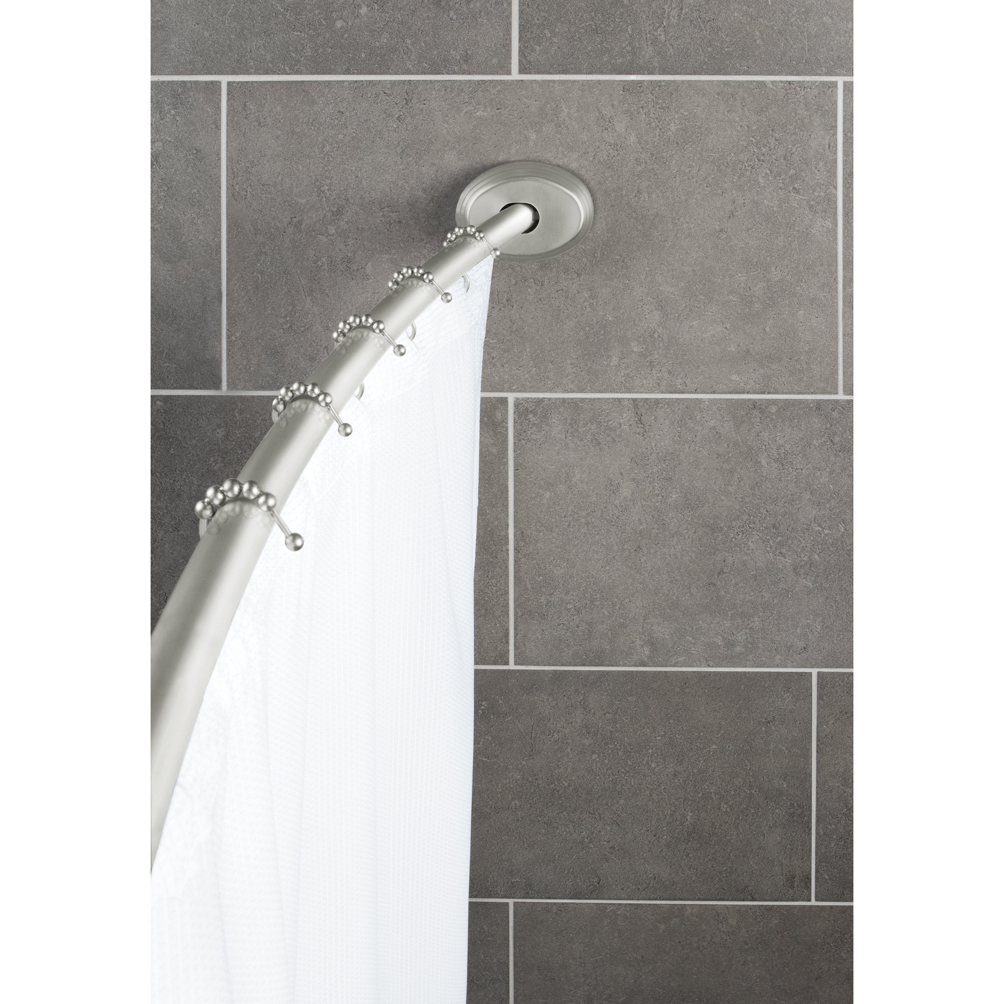 Maytex 72 Adjustable Curved Fixed Shower Curtain Rod Wayfair Ca