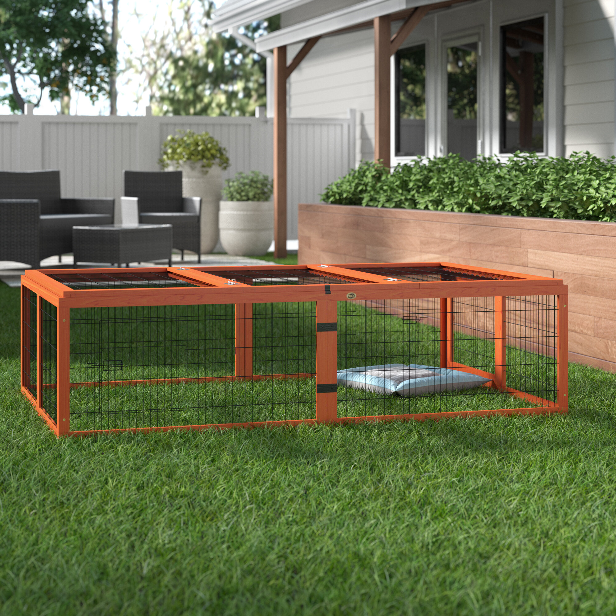 outside playpen for rabbits