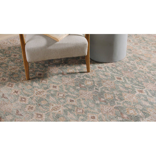 Angela Rose x Loloi Aubrey Aqua / Sand Area Rug & Reviews | Wayfair