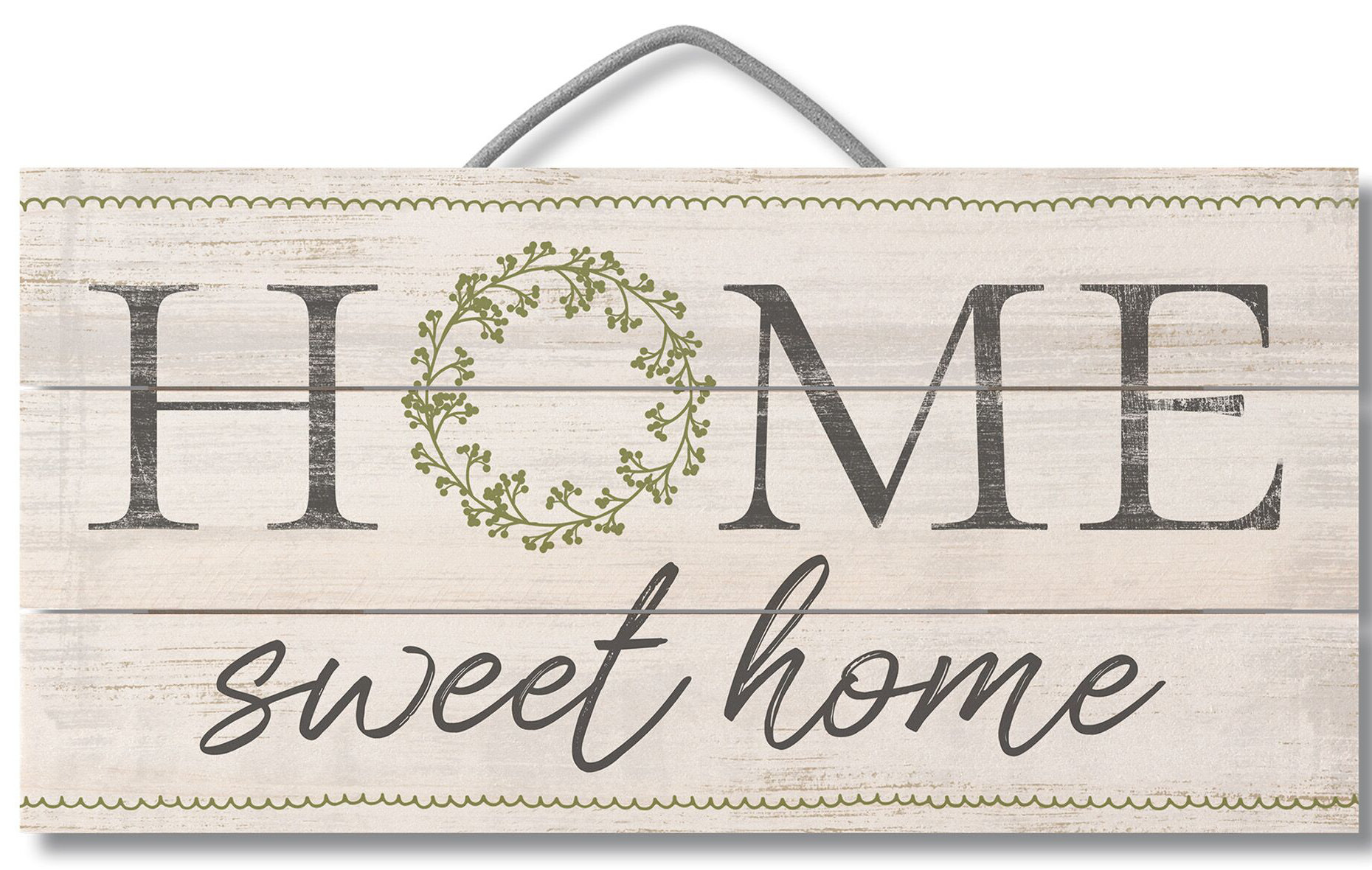 Gracie Oaks Home Wreath Slatted Wood Wall Decor Wayfair