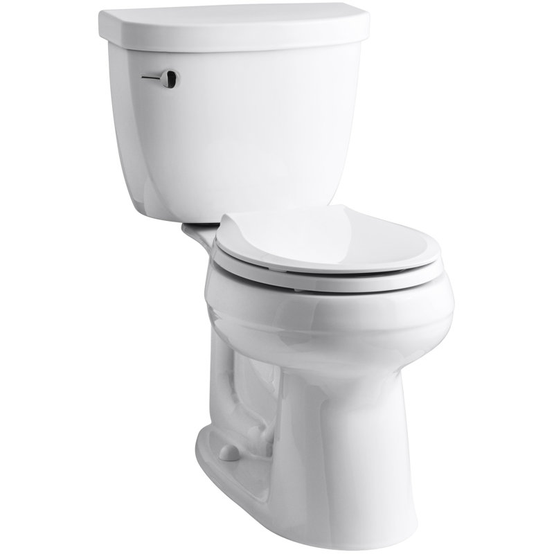 K 3851 U 0 Kohler Cimarron Comfort Height Two Piece Round Front 1 28 Gpf Toilet With Aquapiston Flush Technology Reviews Wayfair