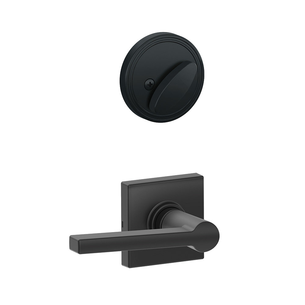 Schlage J Series Single Cylinder Interior Lever Set Exterior Portion Sold Separately Wayfair