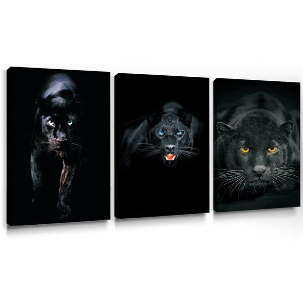 Leopard Art Print Animal Lover Gift Unique Fine Art Photography Dark Leopard Painting Unframed Art Home & Living Panther Wall Art