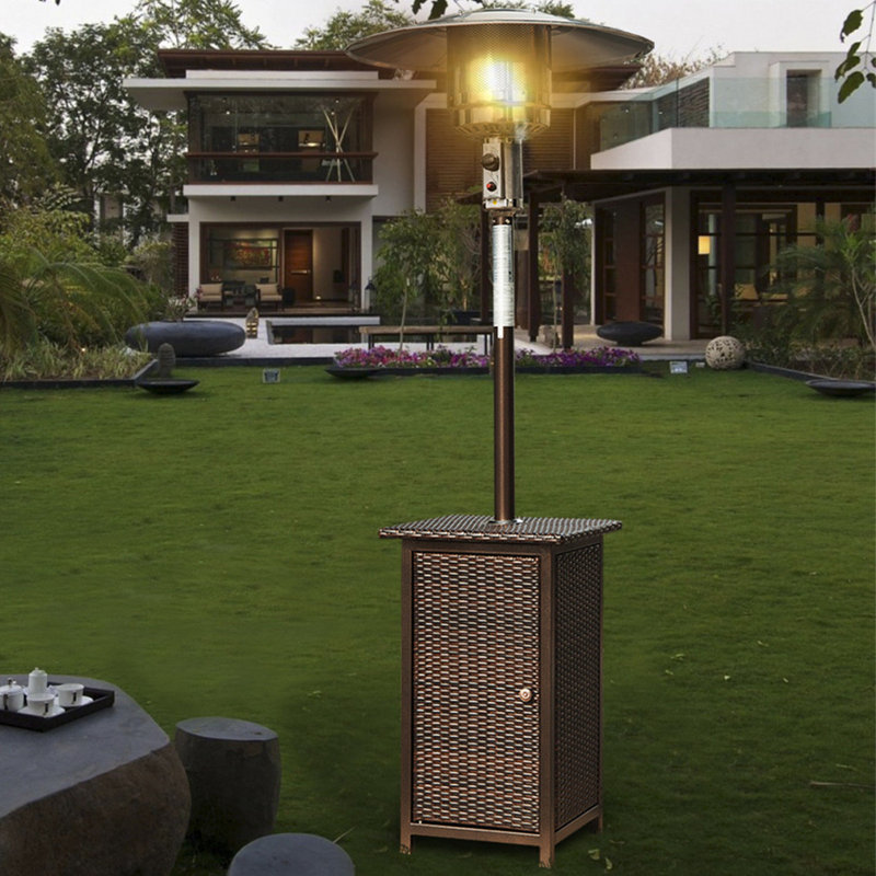 Homcom 12kw Patio Heater Free Standing Propane 12kw Patio Heater Free Standing Propane