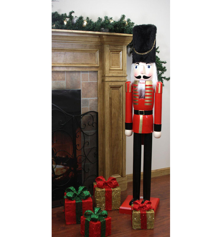 Wooden christmas nutcracker clearance