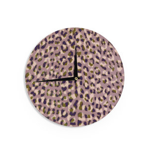 12 Wall Clock Kess InHouse Vasare NAR Hakuna Matata Azure Blue White Illustration