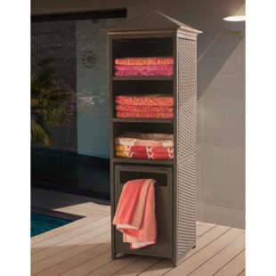 View Donnelly Metal and Wicker Towel