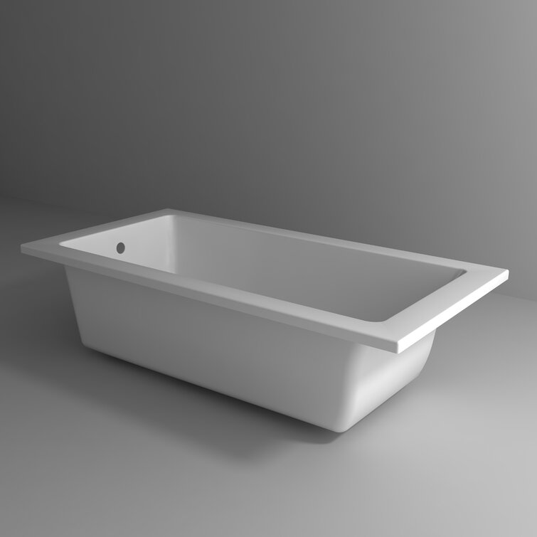 48" x 32" Drop-In Soaking Bathtub