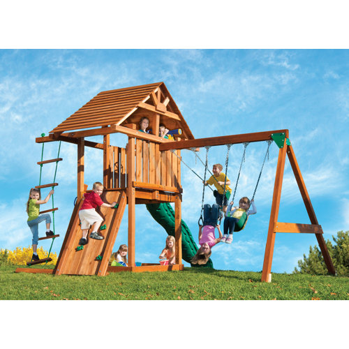 Kids Creations Kids Creation Redwood Circus 3 Swing Set Reviews