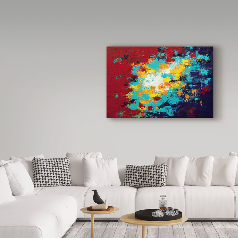 Trademark Art Searching Space Acrylic Painting Print On Wrapped