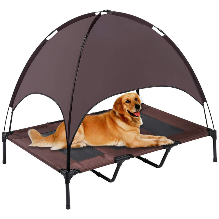 large dog bed with canopy