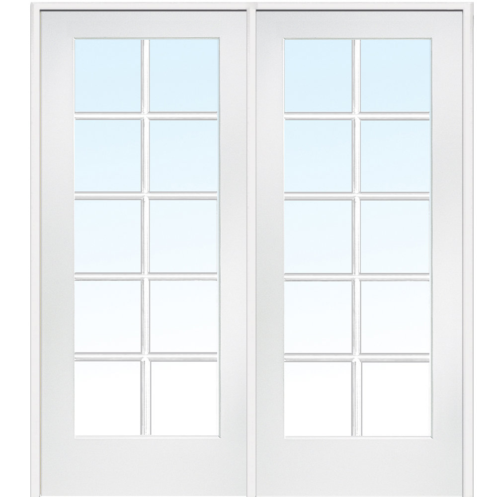 Verona Home Design Mdf Primed Interior French Door Wayfair