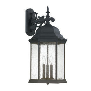 Best Hearne 3-Light Outdoor Wall Lantern By Darby Home Co Outdoor Lighting Hearne 3-Light Outdoor Wall Lantern By Darby Home Co Outdoor Lighting