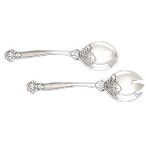 Fleur-De-lis 2 Piece Salad Servers Set