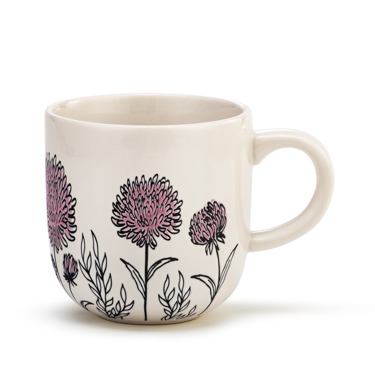 DEMDACO Grande tasse à café avec fleurs de la naissance de septembre -  Wayfair Canada