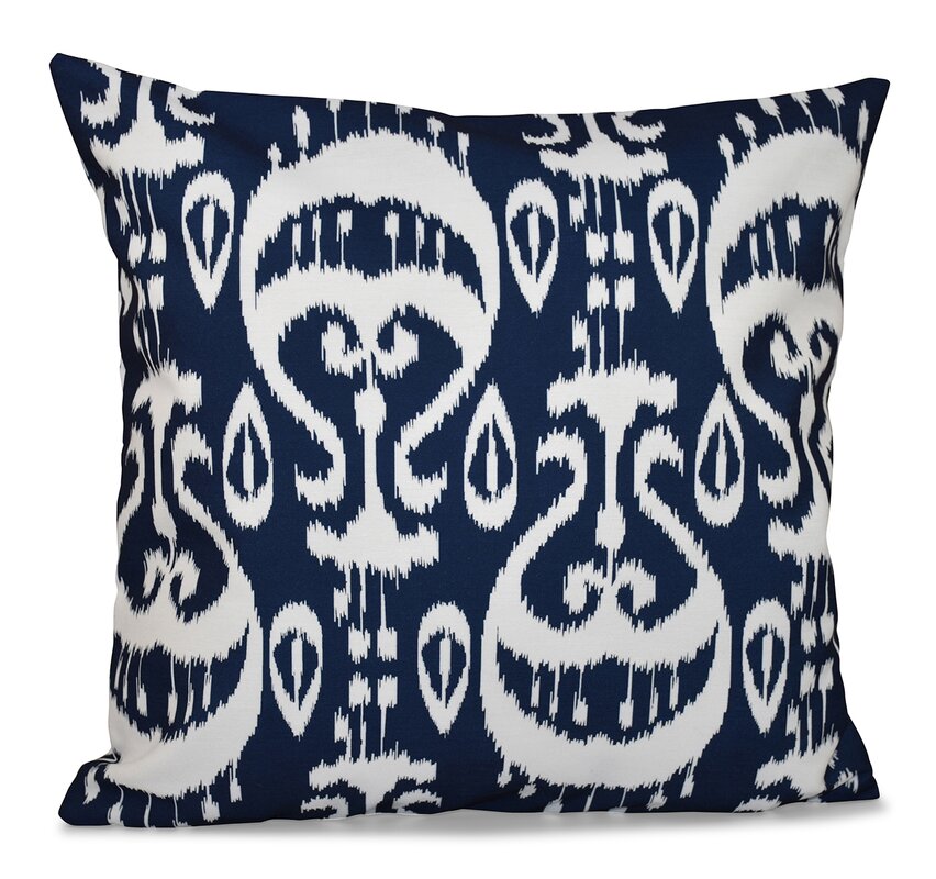 Bridgehampton Ikat Geometric Print Throw Pillow. #pillows #homedecor #interiordesign