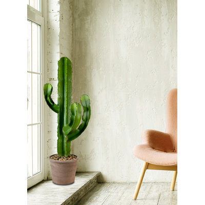 44" Artificial Cactus Plant in Pot