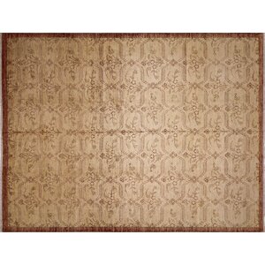 One-of-a-Kind Montagueu00a0 Hand-Knotted Gold Area Rug