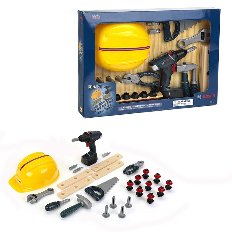 Inspiratie Ijsbeer schijf Klein Toys Theo Klein Bosch DIY Kid Toy Construction Toolset Bundle with  Safety Accessories | Wayfair