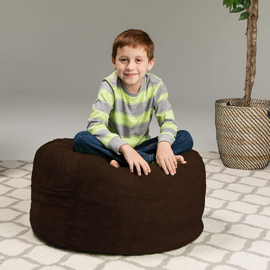 faux leather beanbag chair