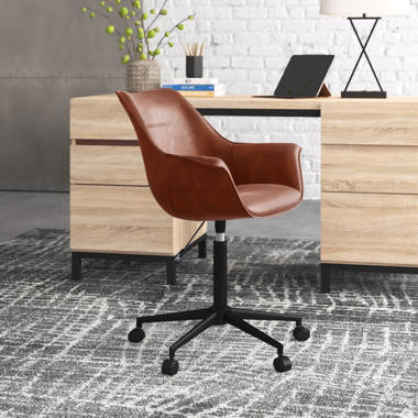 gianluca suede task chair