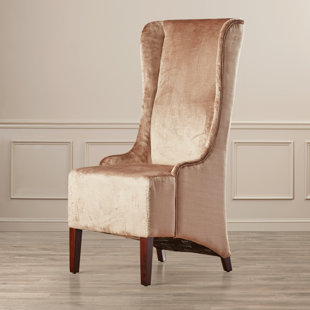 Go to store & view more images Willa Arlo Interiors Arthurs Faux-Silk Velvet Wing Chair